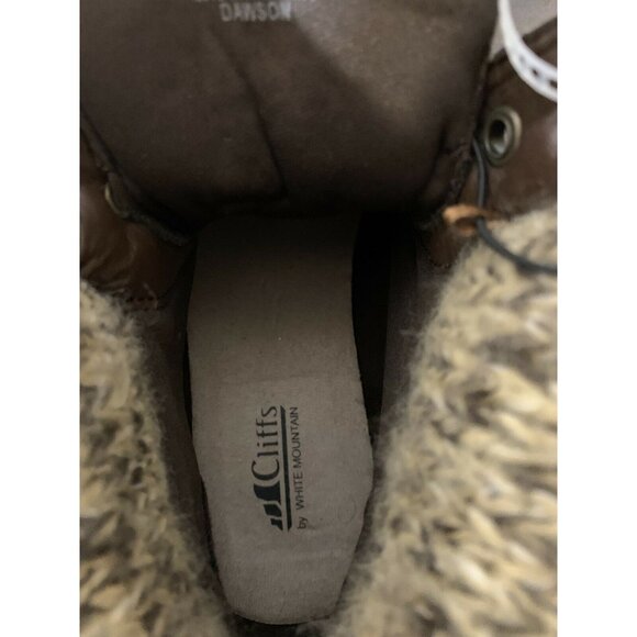 New Cliffs by White Mountain Women’s Sz 10M wheat Sweater Knit Hiker ankle boots - Picture 4 of 9